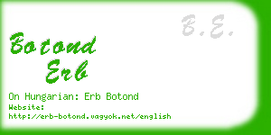 botond erb business card